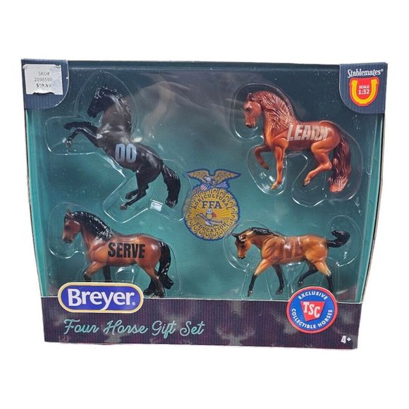 Breyer Other - Breyer 2023 TSC Tractor Supply Exclusive FFA 4 Stablemate Set NEW IN BOX